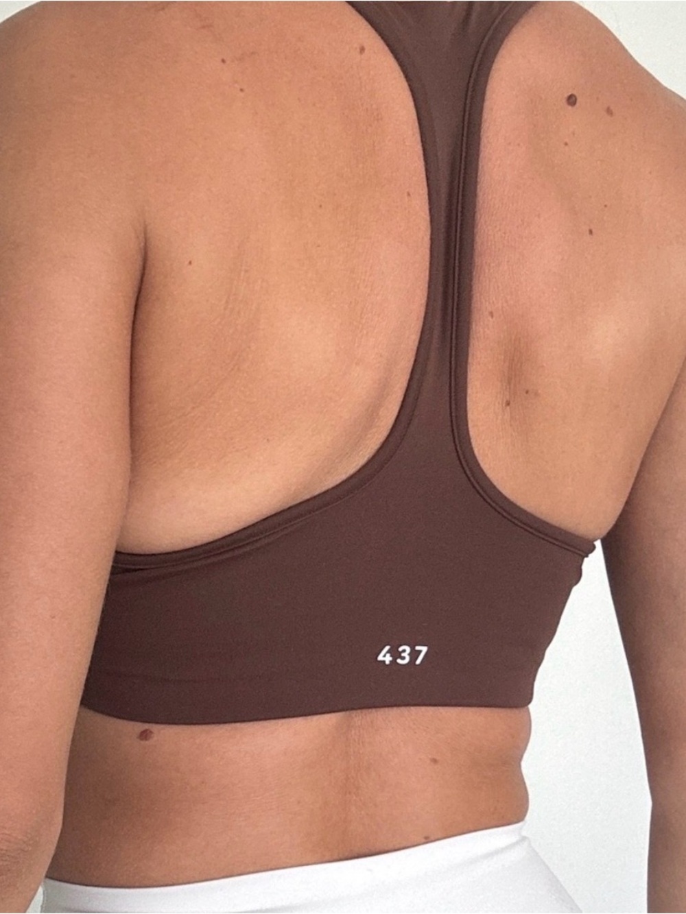 437 Women’s Brown Sports Bra Small